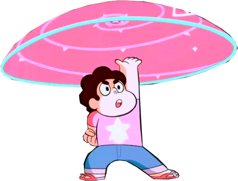 Su Steven With His Shield Render By Markellbarnes360 - Cartoon (987x810)