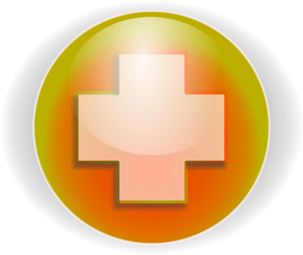 Blue Plus Sign Clip Art - Clip Art (600x504)