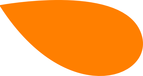 Orange Leaf Clip Art (600x319)
