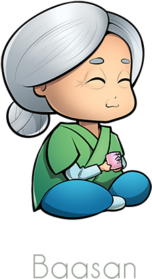 Jisan/basan , Is Used When Referring To One's Uncle - Cartoon (600x600)