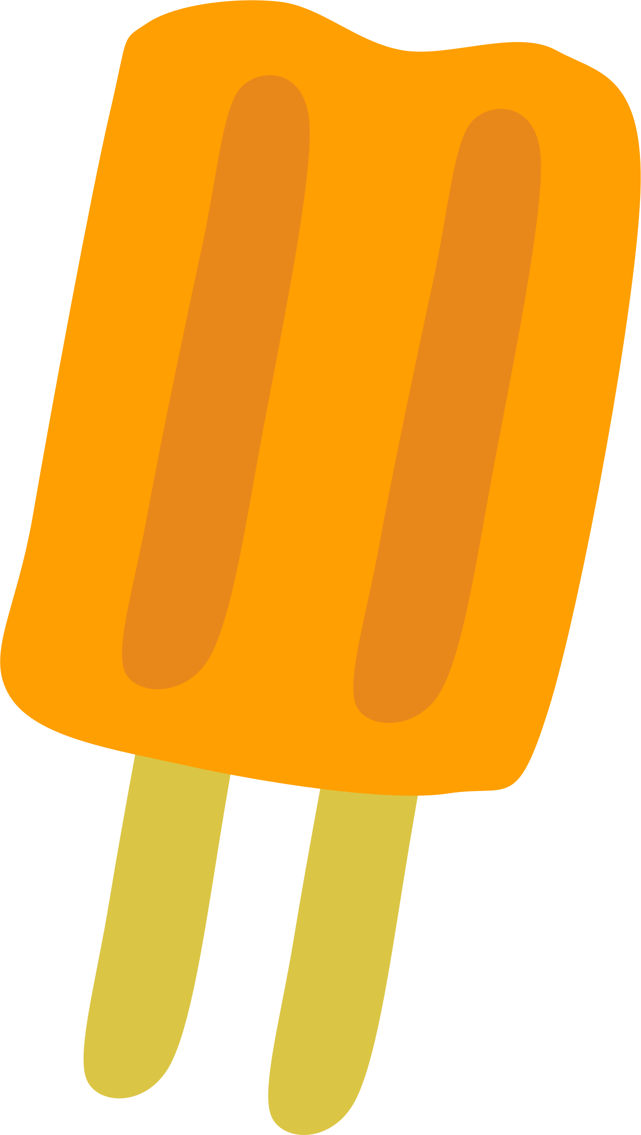 Popsicle Stick Clip Art Photo Medium Size - Popsicle Clipart (1265x2237)