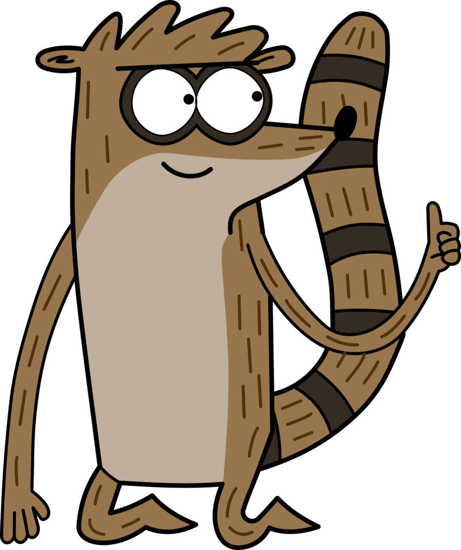 Kol98 215 47 Rigby Te Desea Suerte By Kol98 - Un Show Mas Rigby (900x1074)