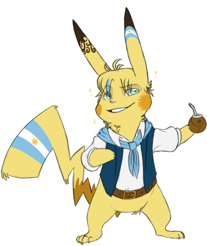 Argentina By The-chibster - Cartoon (416x493)