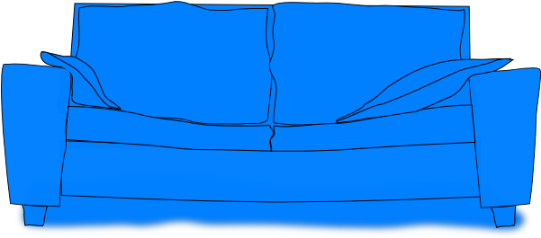 Couch Clip Art (600x506)