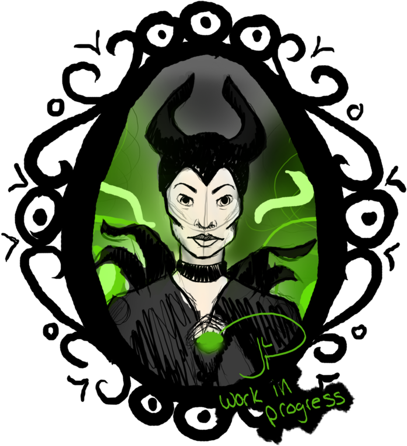 Maleficent Frame Wip By Sailorjessi - Illustration (894x894)