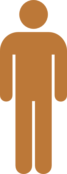 Toilet Man Svg Clip Arts 228 X 587 Px - Men Toilet Sign (228x587)