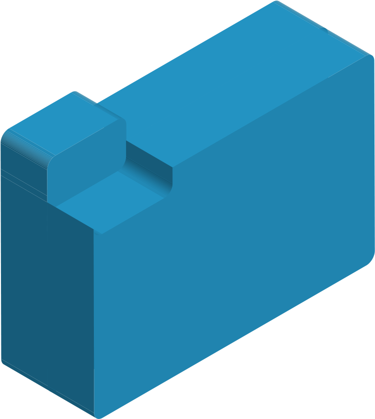 Chunky 3d File Folder Yyplyv Clipart - File Folder (958x1009)