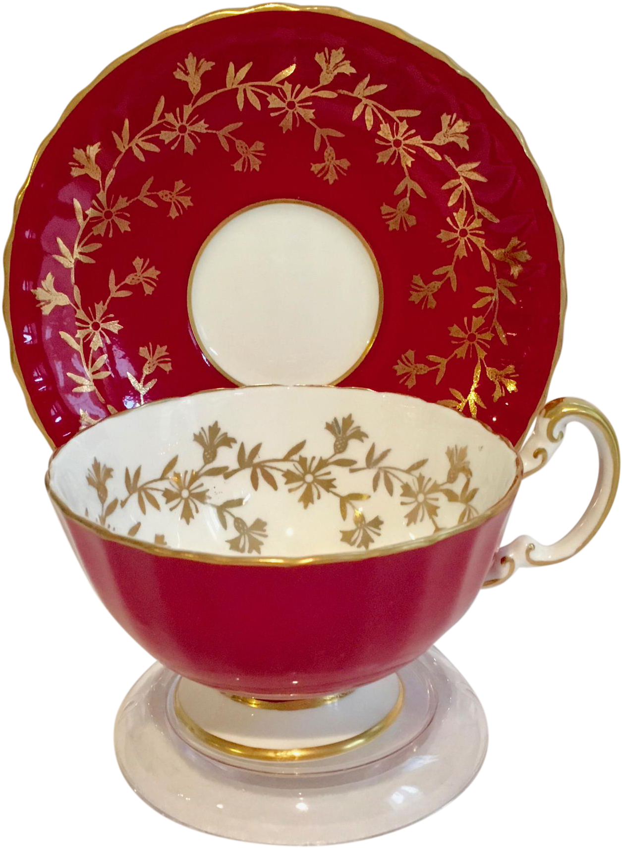 Offered Here In Gorgeous Red By Aynsley Bone China - Teacup (1711x1711)