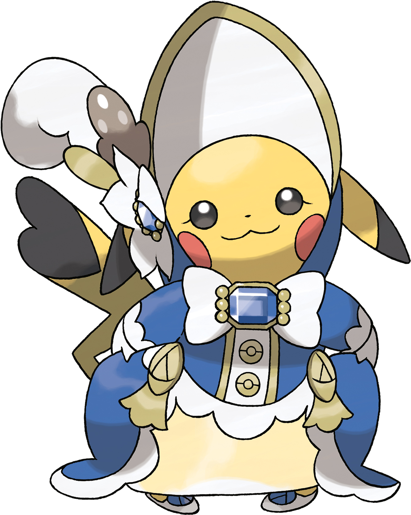 Pikachu Aristócrata - Pokemon Pop Star Pikachu (1946x1796)