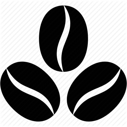 Coffee-bean Icons - Coffee Beans Logo Png (512x512)