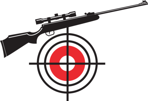 703 Rifle & Target - Crosshair Icon (600x412)