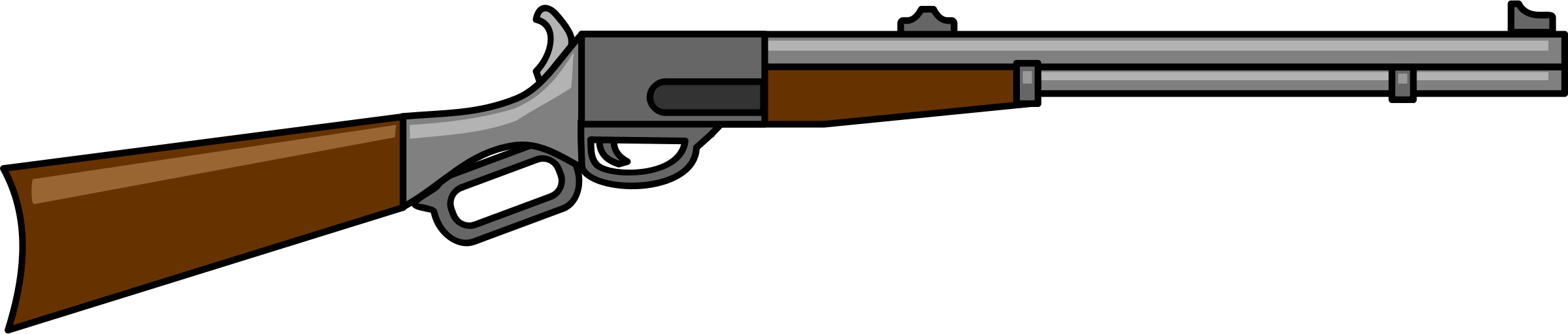 Gun 11 - Rifle Clipart.