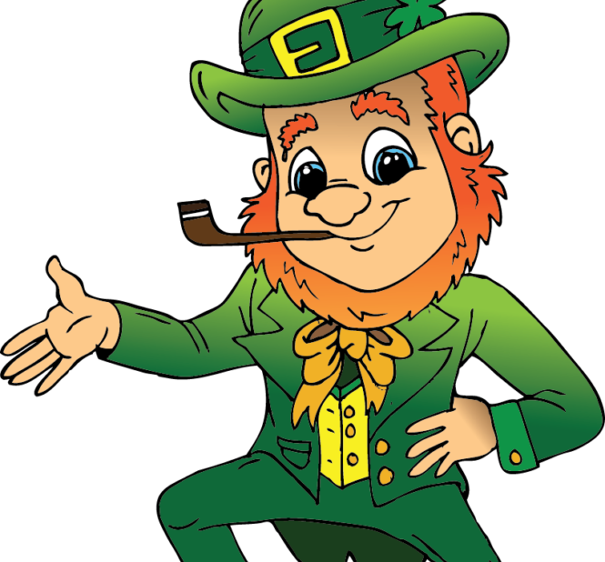 St Patrick's Day Party - 5'x7'area Rug (665x618)