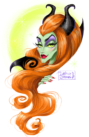 Maleficent As A Ginger - Maleficent (435x580)