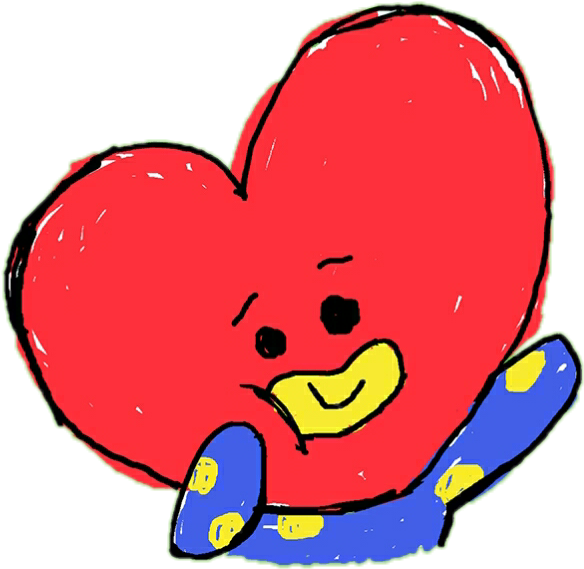 Bts V Tata Bt21 Sticker By Mysterymasterp - Tata Bt21 (939x612)