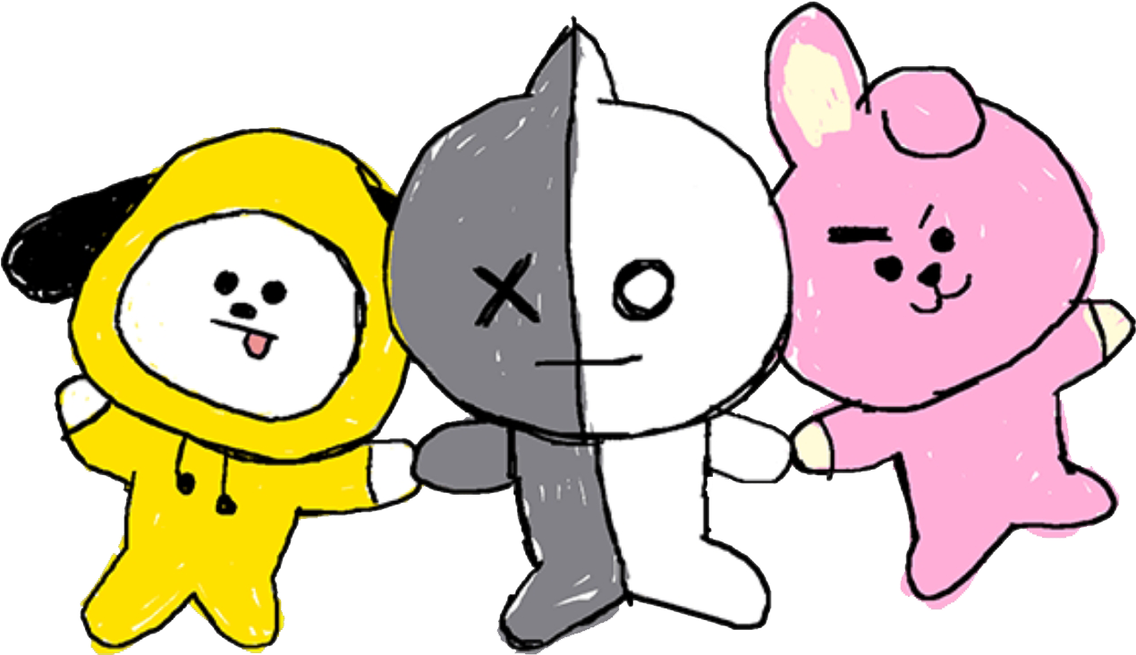 Find This Pin And More On Bt21 By Minimochu - Bt21 Pegatinas (1280x1280)