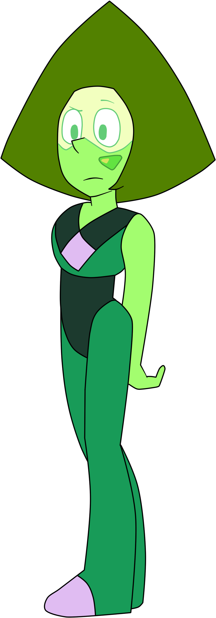 Characteristics - Steven Universe Gemcrust Peridot (1740x2441)