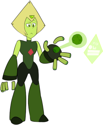 Peridot - Steven Universe Gemcrust Peridot (350x426)