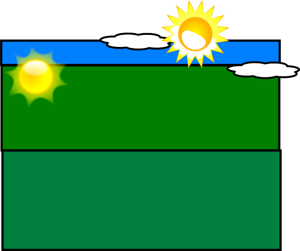 Flower Green Line Tree Clip Art - Illustration (600x503)