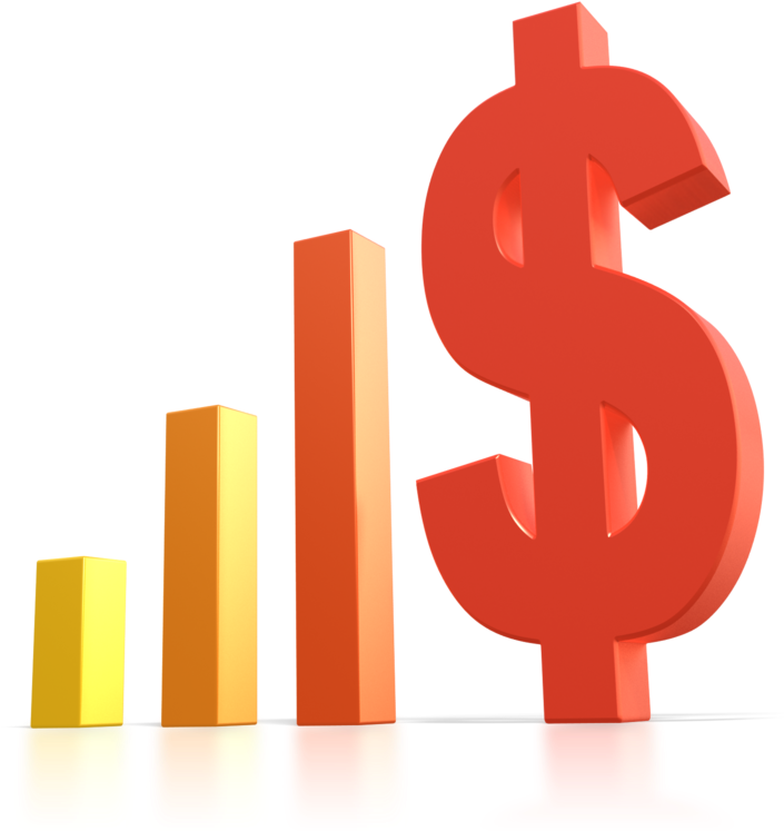 Dollar Sign Bar Chart Clip Art - Dollar Sign Bar Chart Clip Art (713x800)