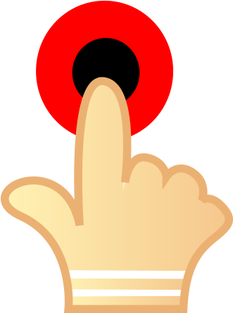 Button Thumb Euclidean Vector Clip Art - Sign (500x500)