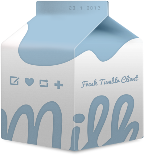 A Tumblr Client - Milk Icons (512x512)