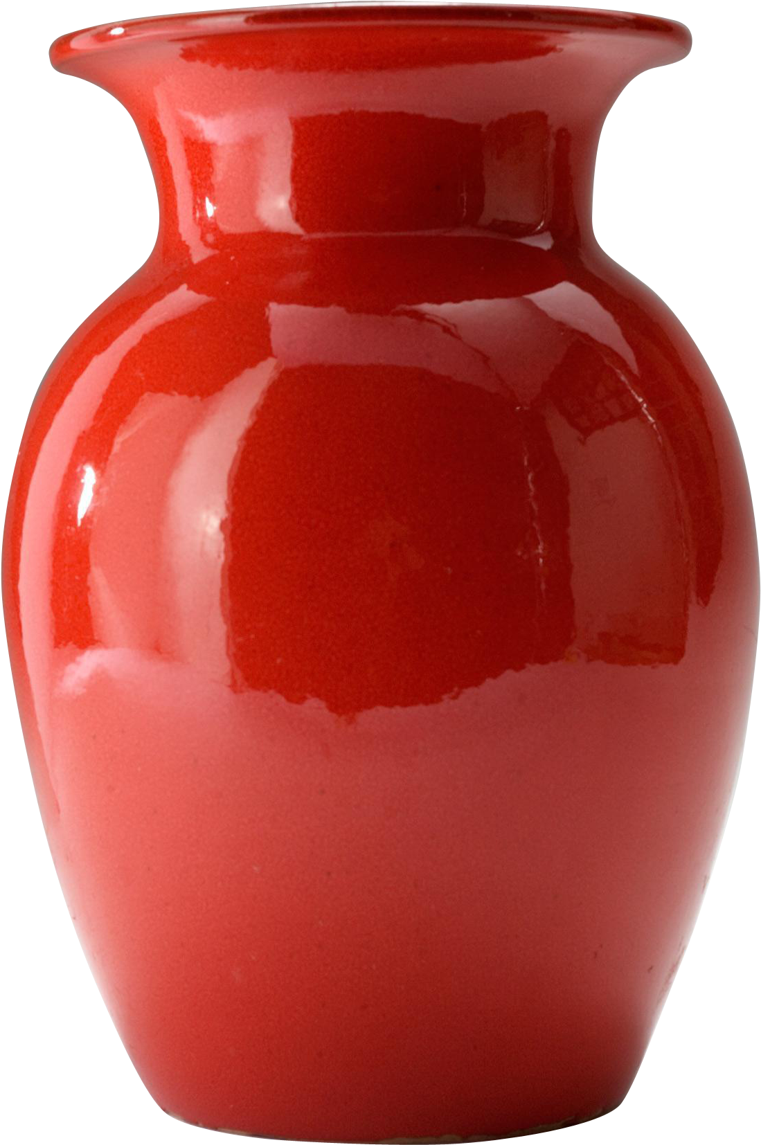 Mid Century Atomic Red Aldo Londi Bitossi Thrown Italian - Red Vase Png (1653x1653)
