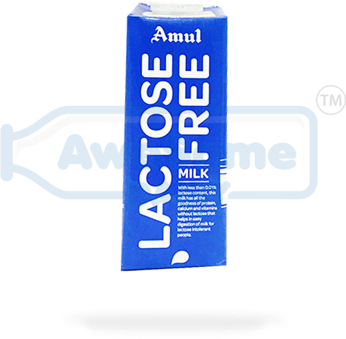 Amul Lactose Free Milk 250ml Online On Awesome Dairy - Amul Lactose Free Milk (800x800)
