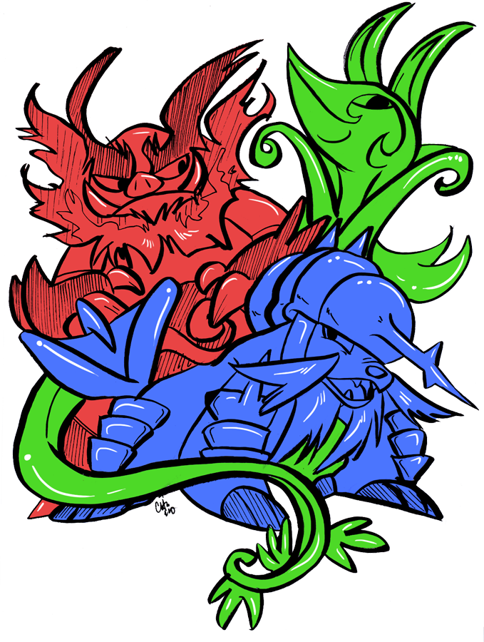 Monochrome Generation Finals By Raizy - Illustration (679x900)