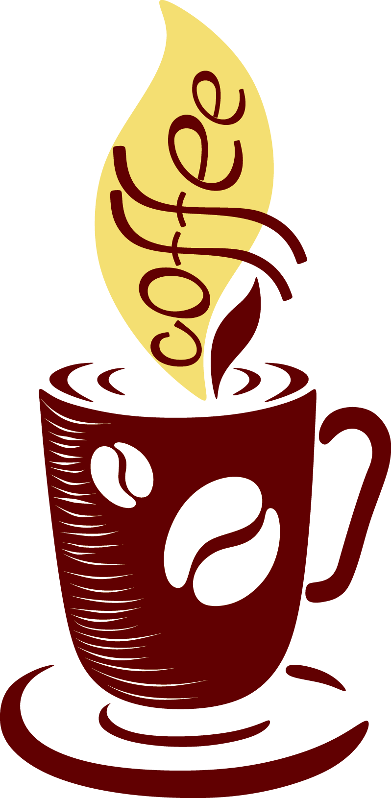 Coffee Cup Cafe Wall Decal Mug - Coffee Cup Cafe Wall Decal Mug (798x1629)