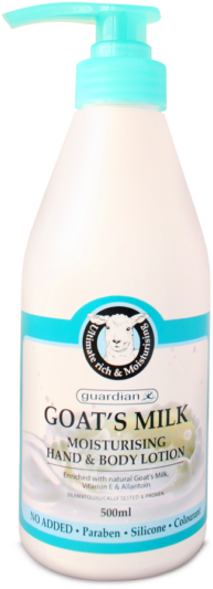 Guardian Goats Milk Moisturising - Bottle (516x600)
