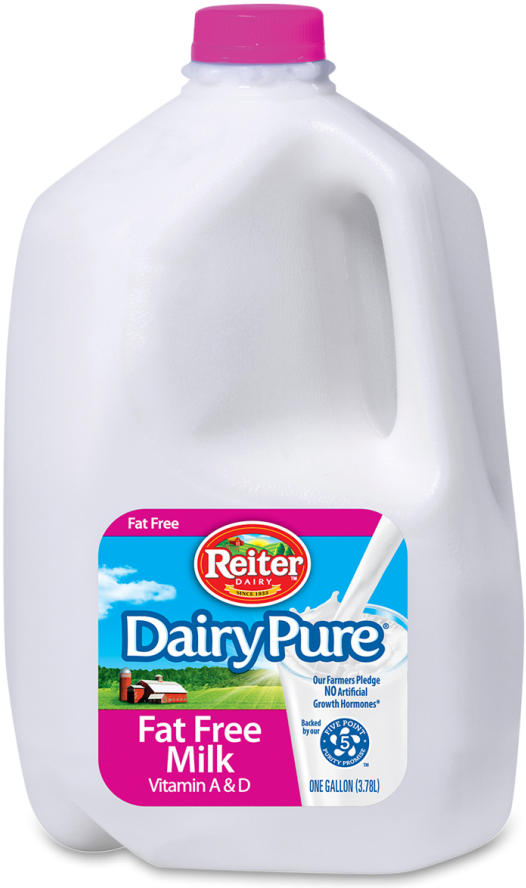 Reiter Dairypure Fat Free Milk - 1% Low Fat Milk (547x900)