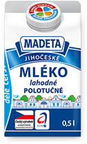 Jihočeské Mléko Milk With Longer Shelflife - Packaging And Labeling (400x400)