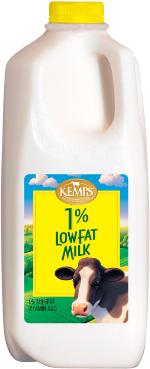 1% Low Fat Milk - Half Gallon Of Milk (423x800)