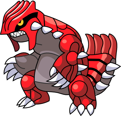 Groudon Sprite Vector By Grim S Morrison - Pokemon Can T Escape (415x400)