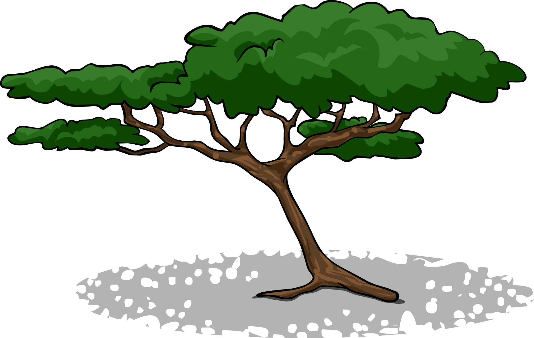 Acacia Tree Sprite 002 - Acacia Tree Clip Art (2270x1437)