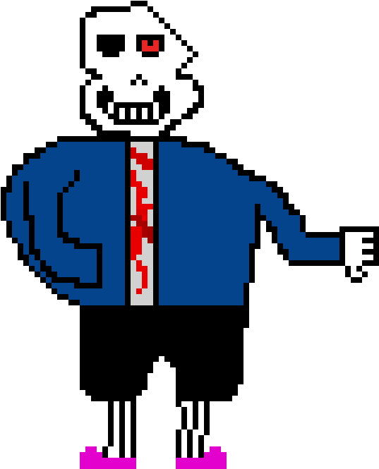 Horrortale Sans Sprite - Horrortale Sans Sprite (576x672)