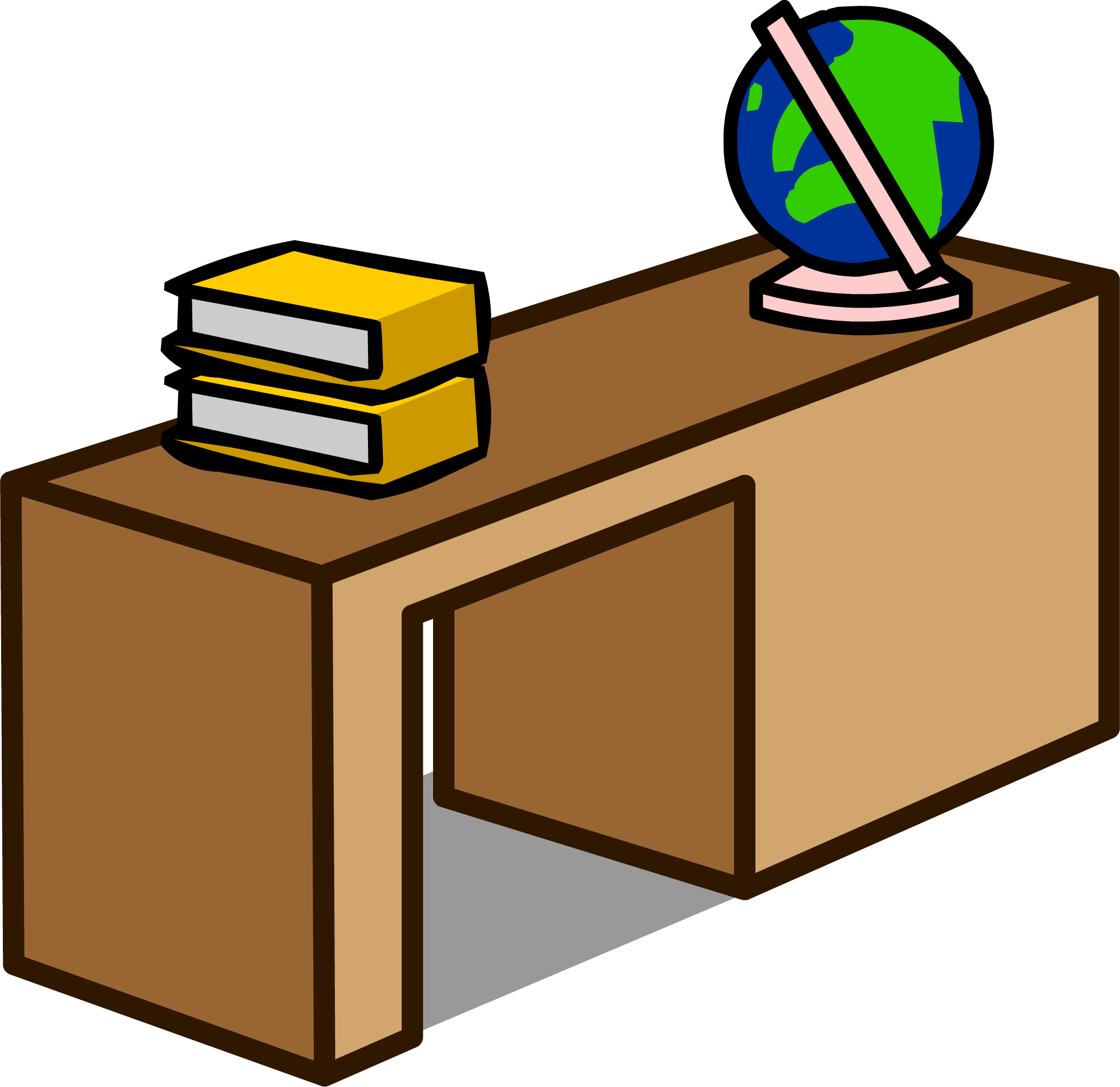 Student Desk Sprite 004 - Student Desk Sprite 004 (1963x1905)