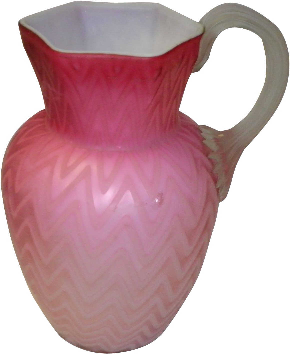 Herringbone Mother Of Pearl Satin Glass Pitcher As - Herringbone Mother Of Pearl Satin Glass Pitcher As (1413x1413)