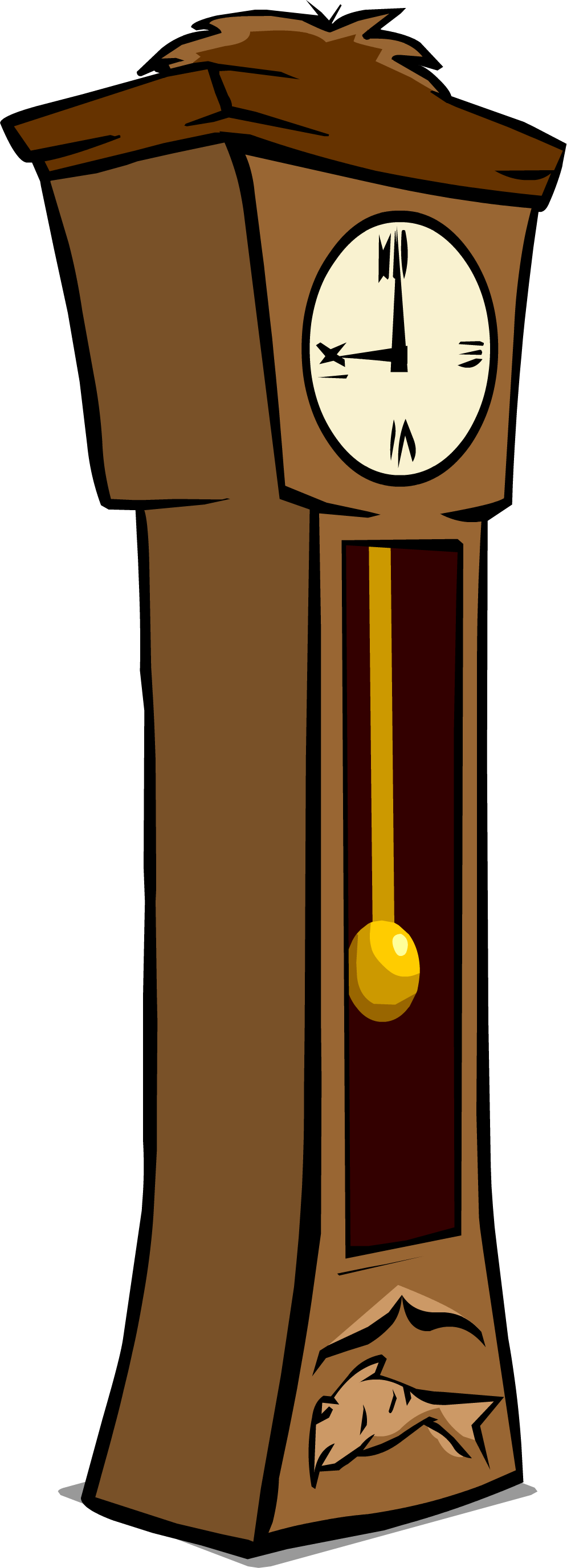 Grandfather Clock Sprite 003 - Clip Art Grandfather Clock (995x2754)