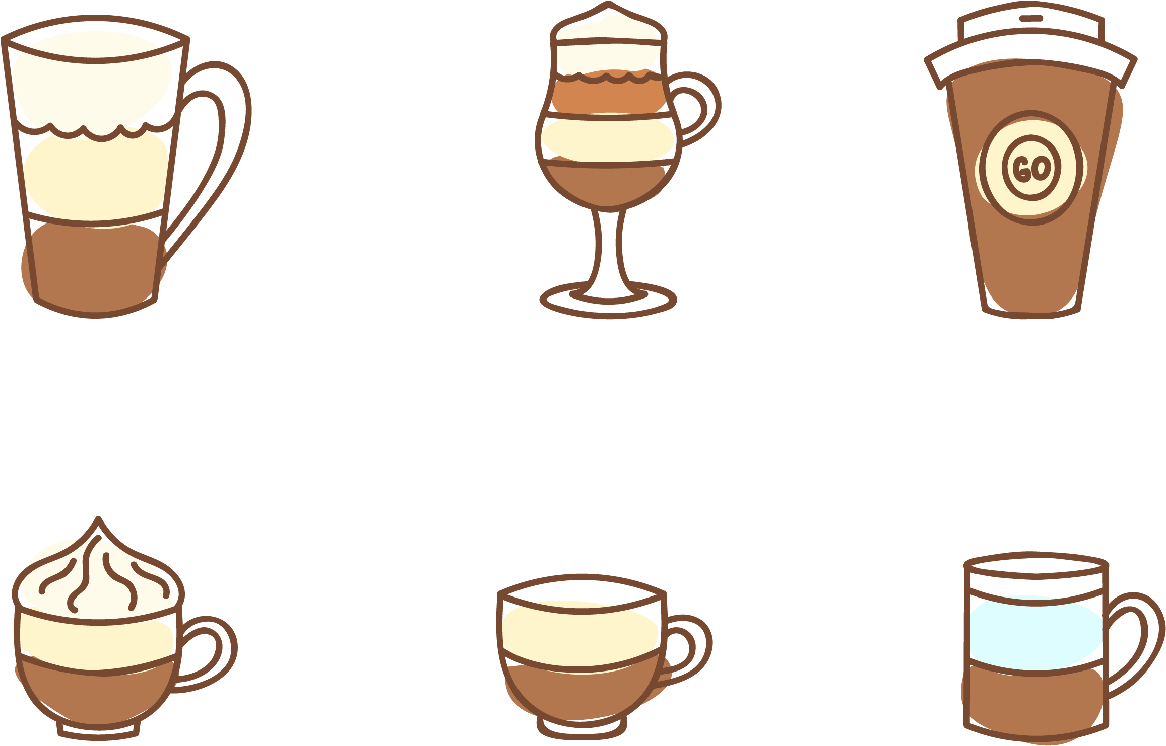 Coffee Cup Espresso Latte Caffxe8 Americano - Coffee Cup Espresso Latte Caffxe8 Americano (2635x1727)