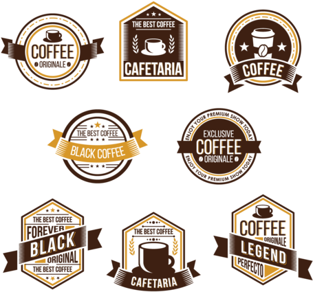 Coffee Badge - Vector Coffe Badge (490x490)