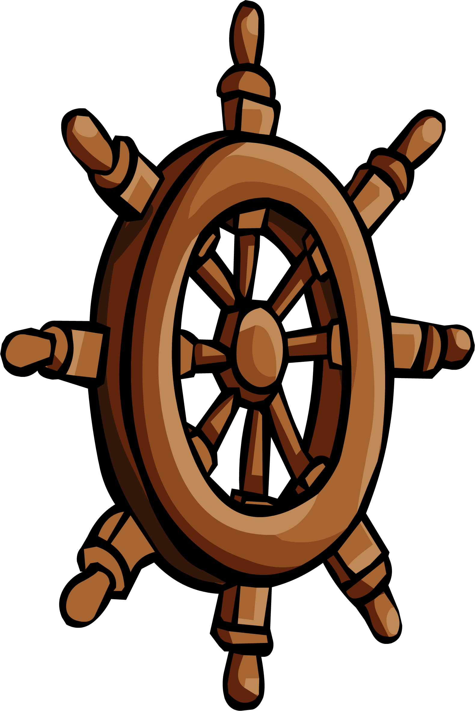 Captain's Wheel Sprite 001 - Pirate Ship Wheel Clipart (1580x2362)