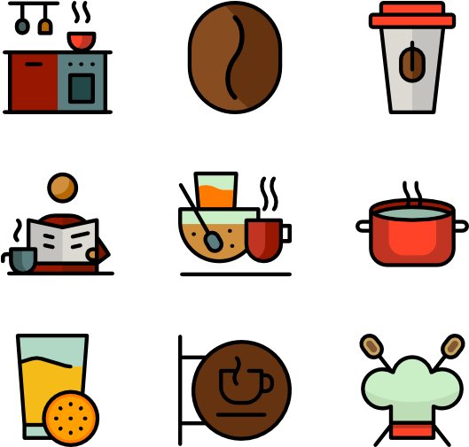 Coffee And Breakfast - Coffee (600x564)