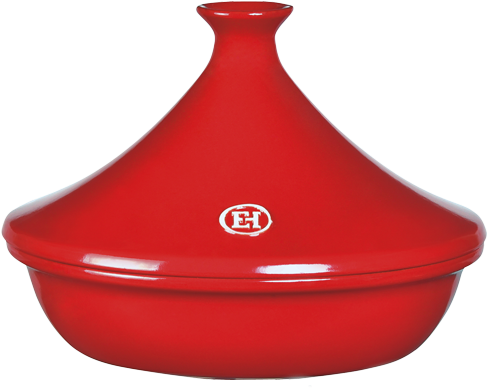 Таджин Emile Henry Flame Ceramic 32 См Красный - Emile Henry Flame Tagine 32cm Charcoal/fusain (500x500)