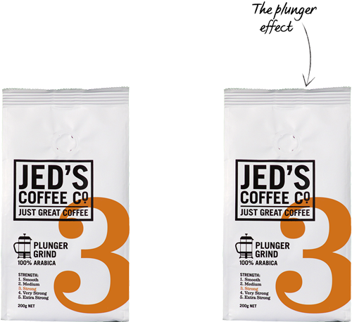 Jed's Plunger Grind - Jed's Coffee Co. Coffee Bean Bags No. 4 10pk 80g (500x500)