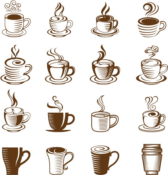 Iced Coffee Cappuccino Tea Coffee Cup - เวก เตอร์ แก้ว กาแฟ (626x626)