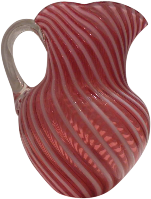 Cranberry Opalescent Swirl Pitcher From Suzieqs On - Iphone 4s (639x639)