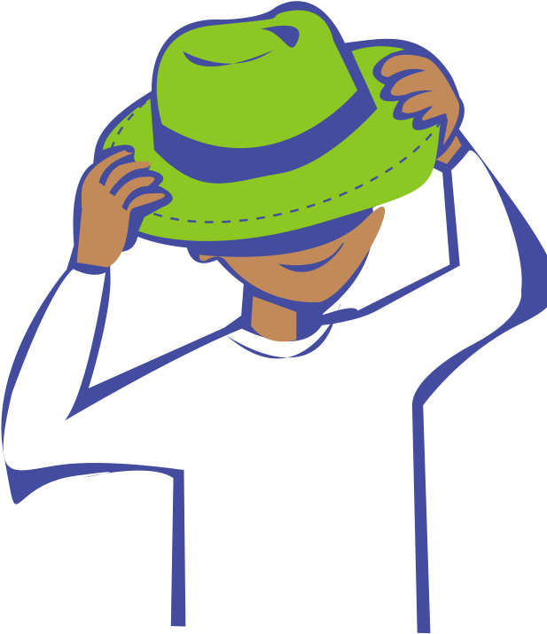 Put On Hat Cartoon (618x800)