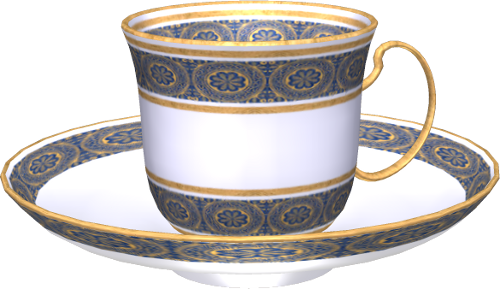 Teacup Tea Cup Clip Art Clipart Image - Transparent Tea Cups Clip Art (500x289)